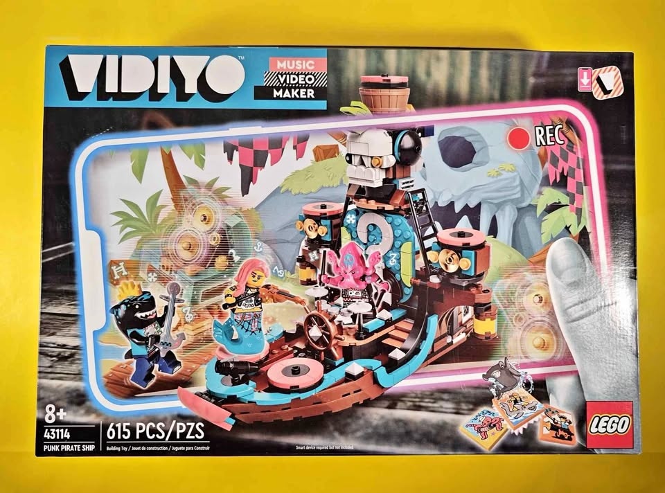 Lego VIDIYO 43114 Punk Pirate Ship w/ Minifigures Retired