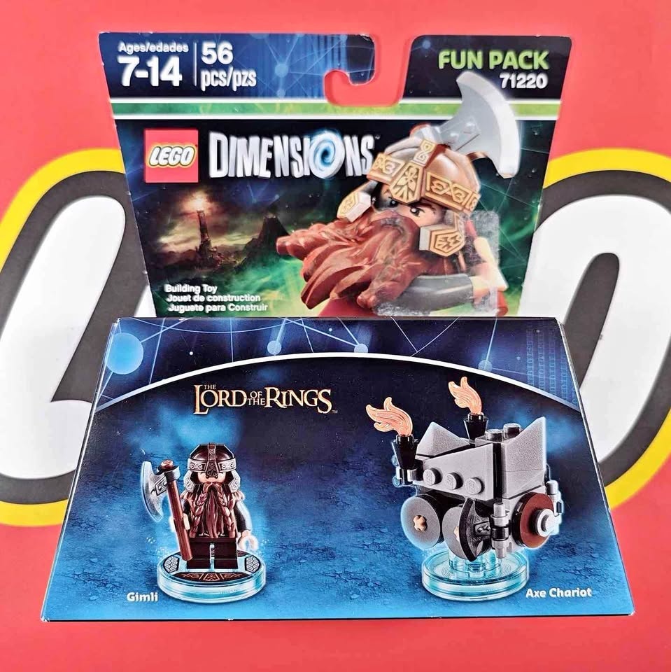 Lego Dimensions 71220 Lord of the Rings Gimli with Axe Chariot
