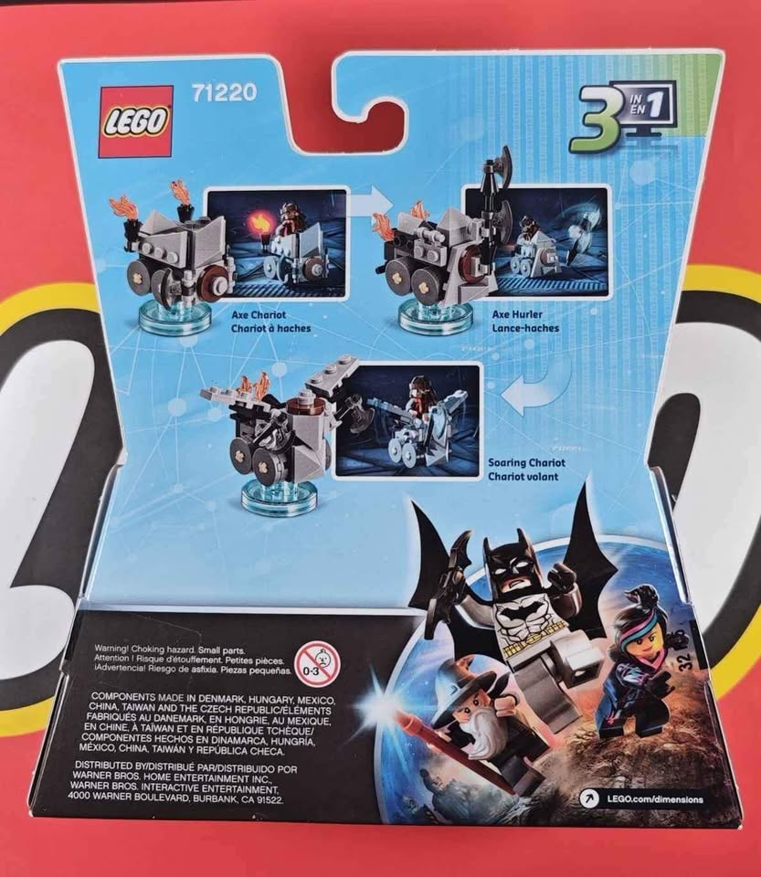 Lego Dimensions 71220 Lord of the Rings Gimli with Axe Chariot - photo 2