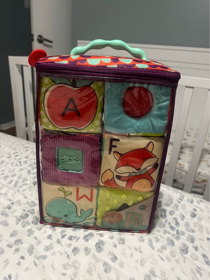 BNIB Fabric Blocks for Babies - photo 2