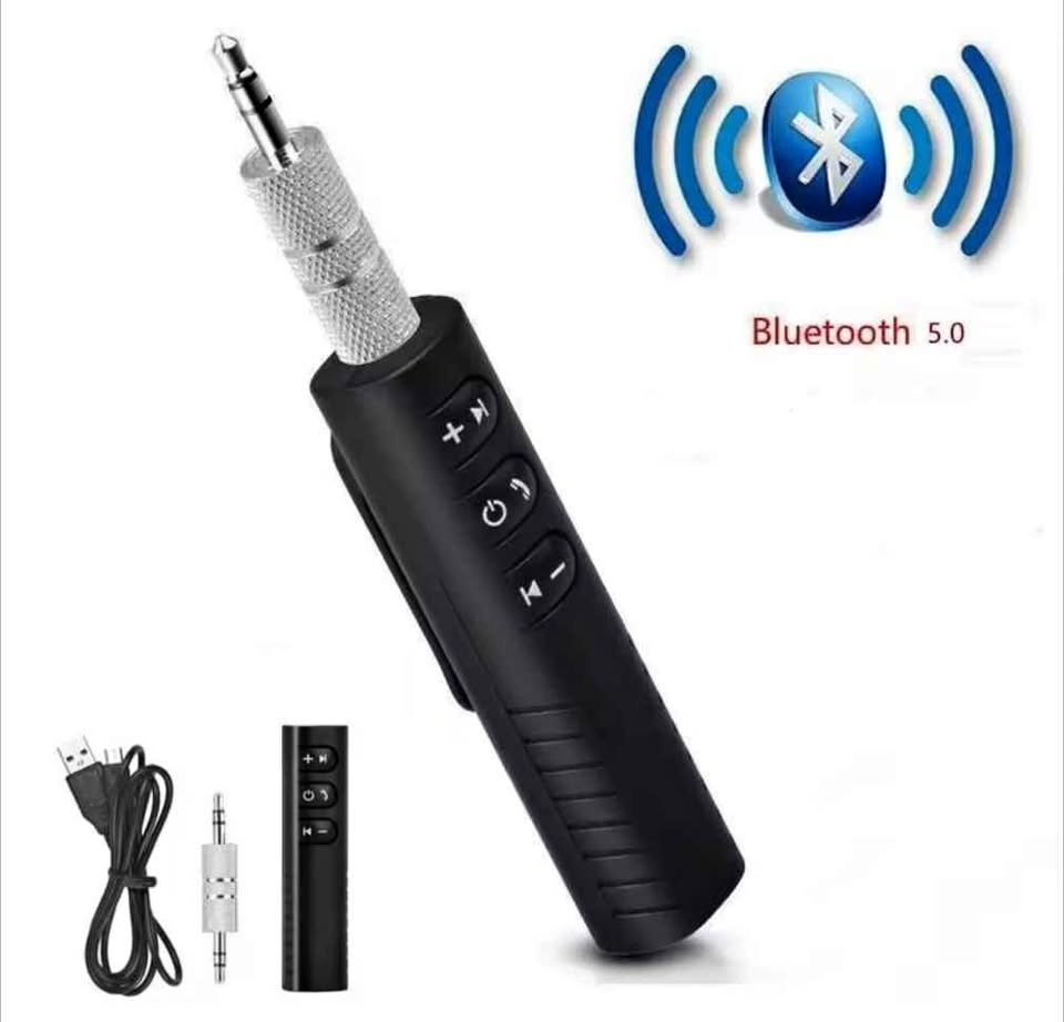 Wireless Bluetooth 5.0 Receiver Adapter 3.5mm Jack for Car Audio