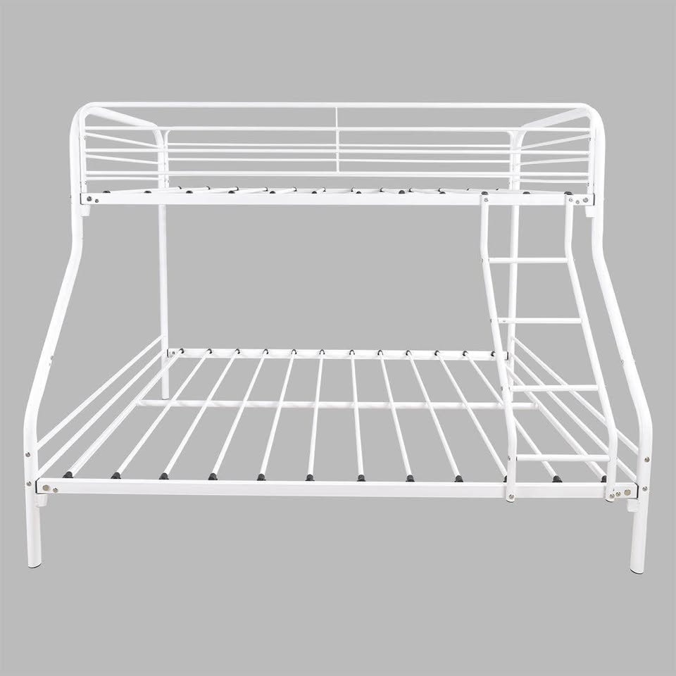 Twin over Full White Metal Bunk Bed - BRAND NEW - photo 3