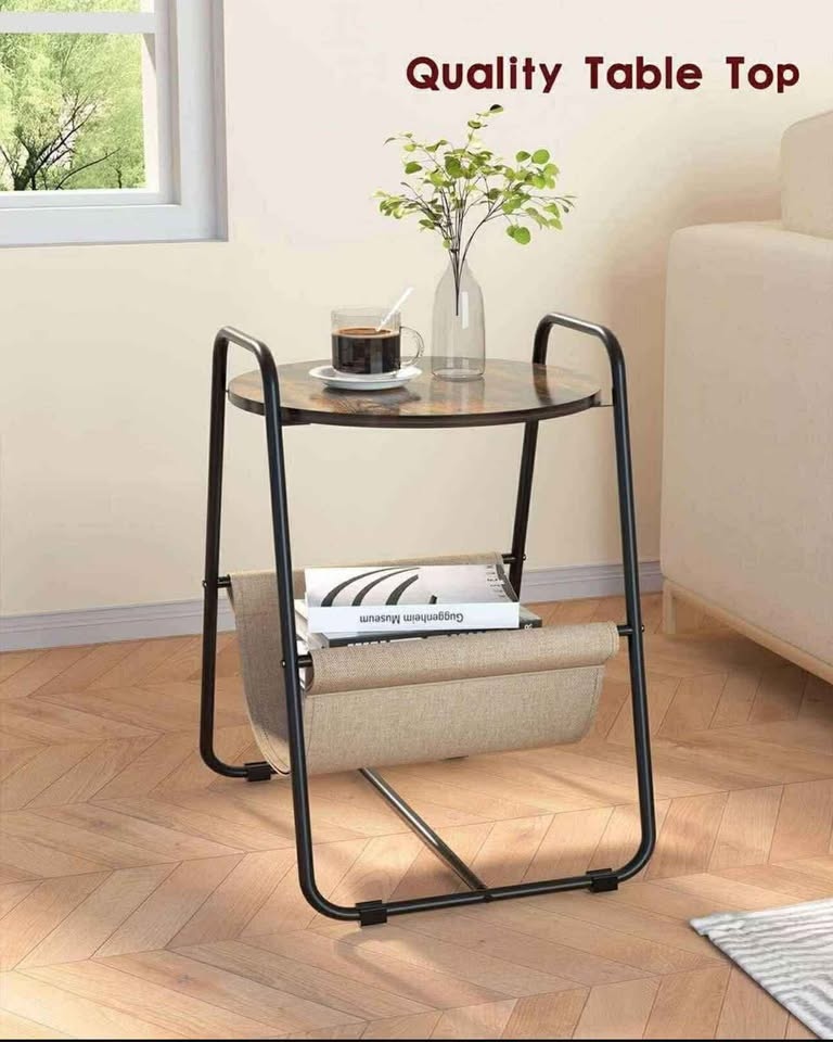 BRAND NEW- Rustic Brown End Table/ Night Table/ Coffee Table wit - photo 3