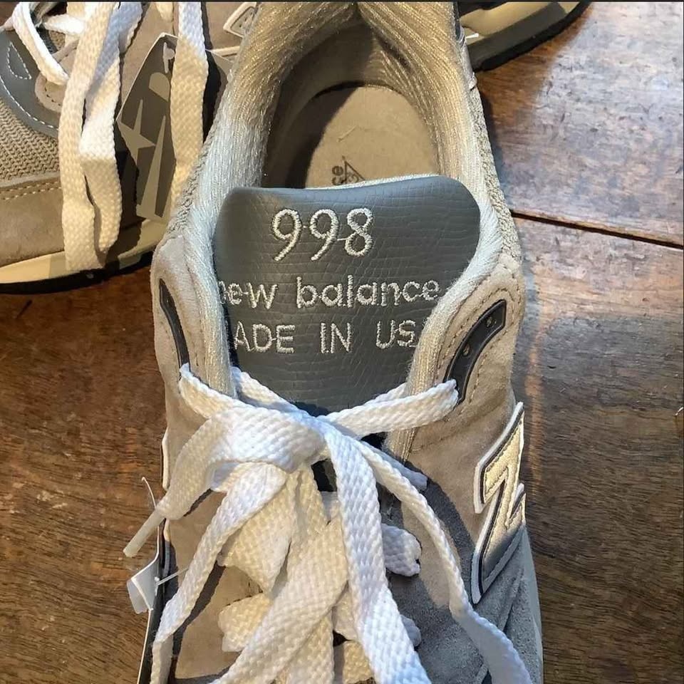 New Balance 998 Grey Reflective Silver Sneakers - Men's 10 D - photo 3