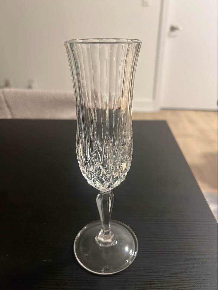 RCR Opera Luxion Crystal Glass Champagne Flutes 6 pc - photo 3