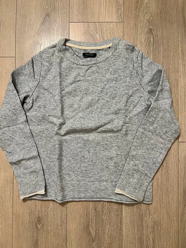 Marc O'Polo Grey Crewneck Knit Sweater