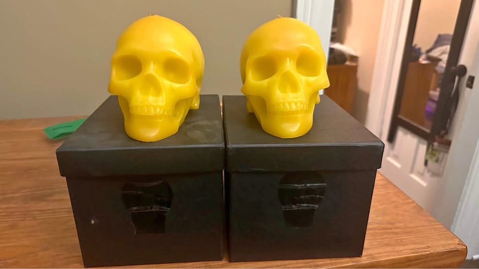 Two Skull Candles