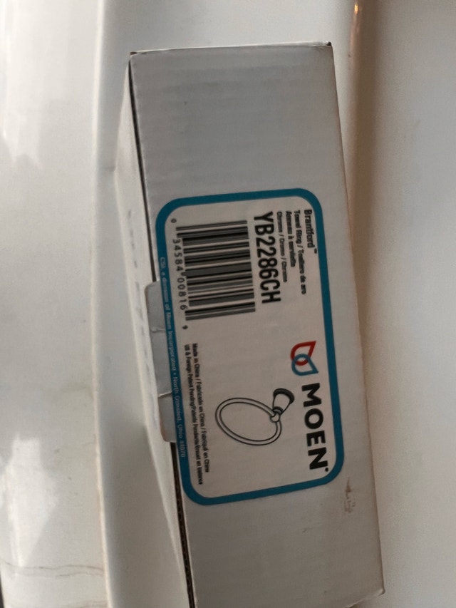 Moen towel ring