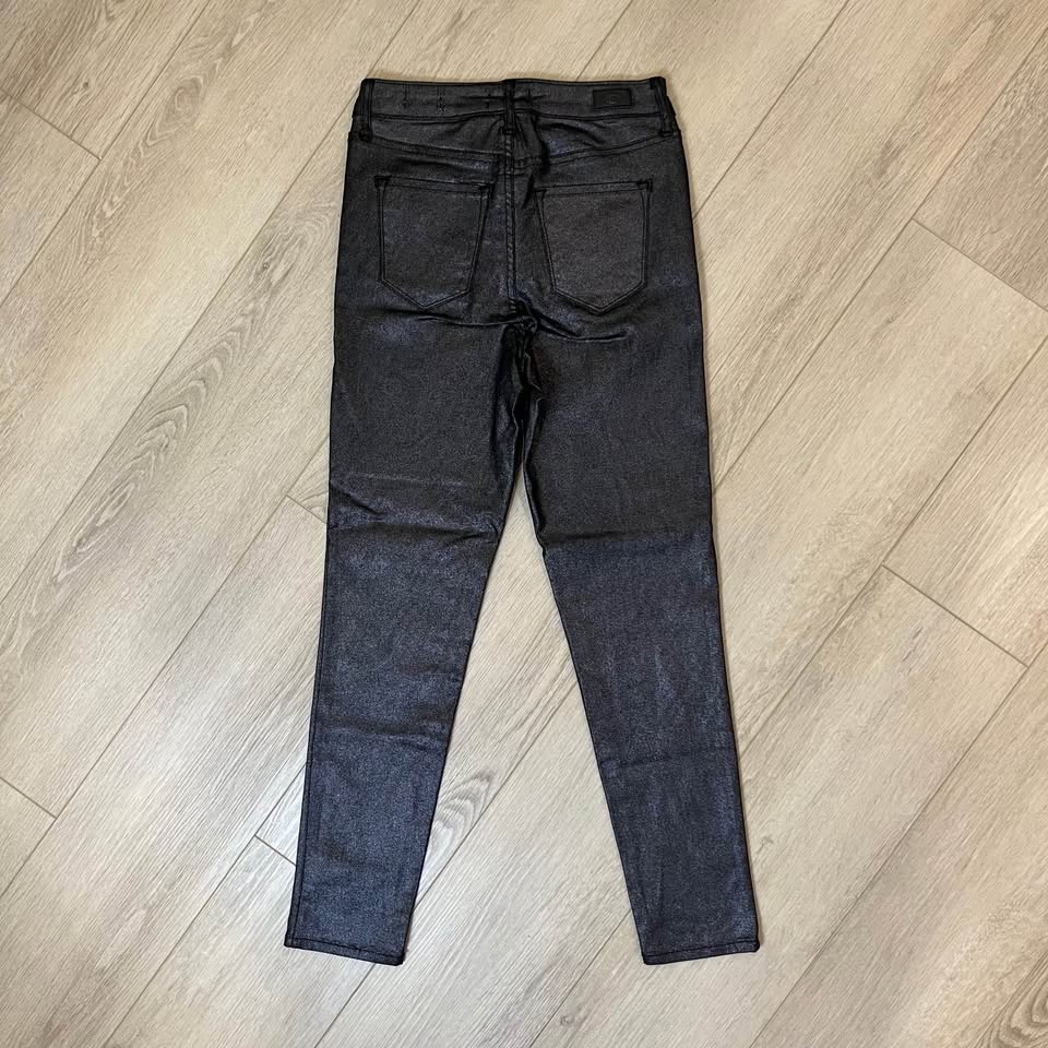 SOFIA VERGARA Metallic Black Skinny Pants - Size 4 - photo 2
