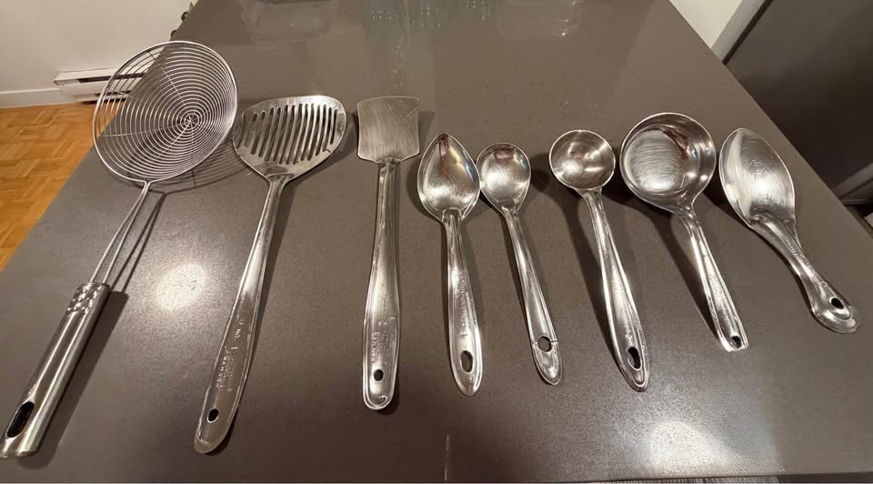 Stainless Steel Cooking & Serving Spoons (8 pcs) - photo 2