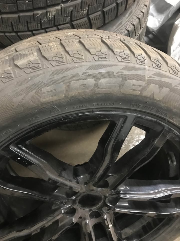BMW X6 Winter Tires & Rims - 255/50R19 - Black Alloys - photo 3