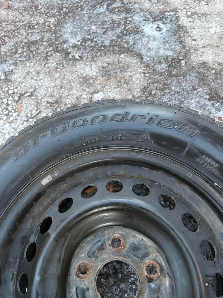 BFGoodrich Winter Tires on Steel Rims - 205/65R15 - Set of 4 - photo 3