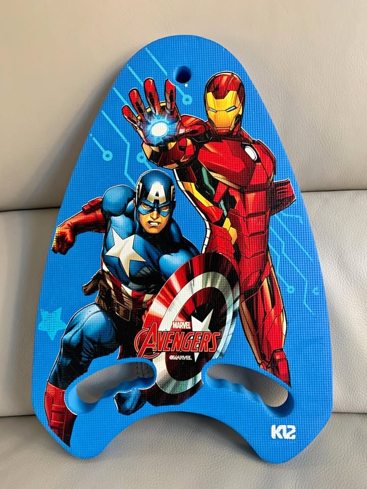 Brand New Marvel Avengers Kid's Kickboard - Iron Man & Captain A