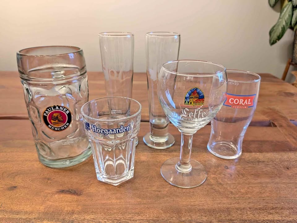 $5 for ALL!! Authentic Beer Glasses Domestic & Imported
