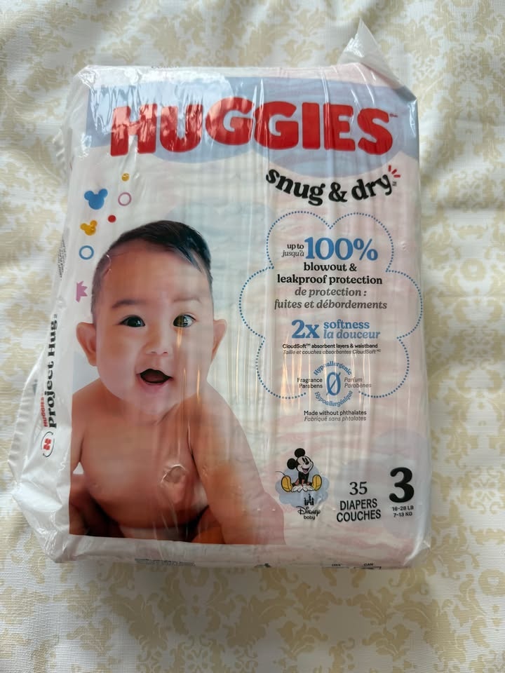 Huggies Size 3 Diapers (35 count) - photo 2