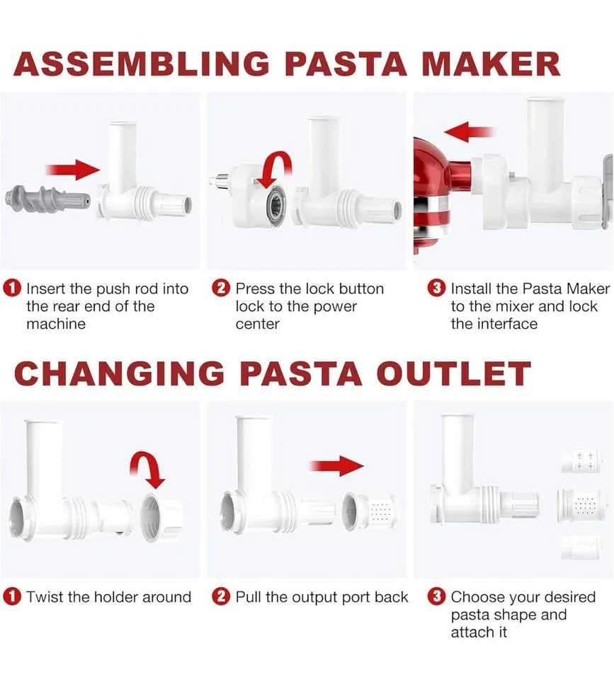 Brand New - 6 in 1 Pasta Maker Attachment for KitchenAid image indicator(3)