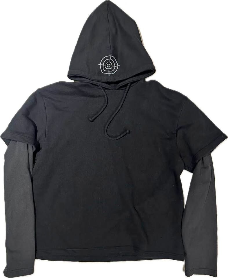 AW2017 Vetements Double-Sleeved Bullseye Hoodie