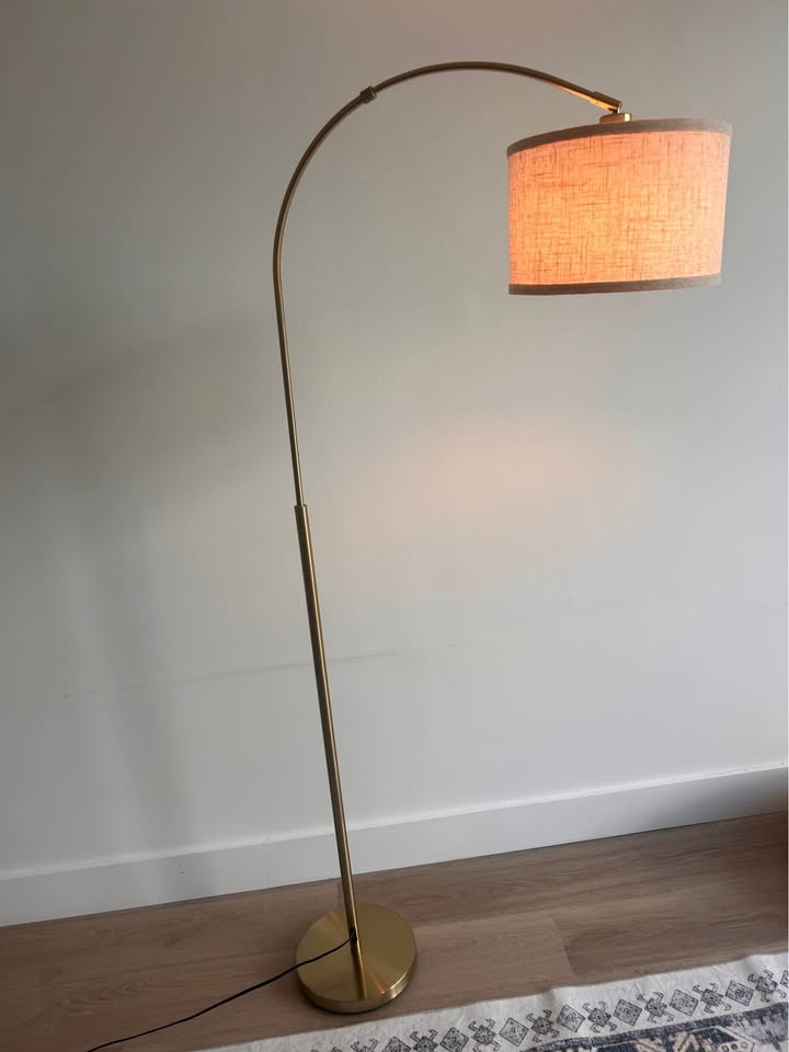 Gold floor lamp - photo 2