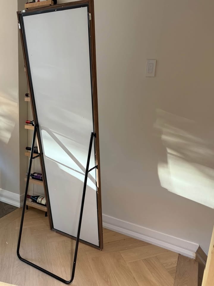 Walnut Mirror - Full Length (Floor Stand & Wall Mounted) - photo 3