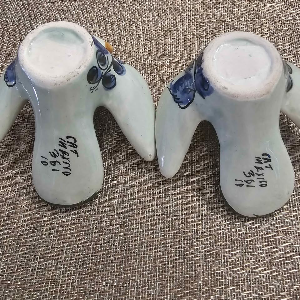 Set of 2 Vintage Tonala Mexico Bird Candle Holders 🕊️ - photo 5