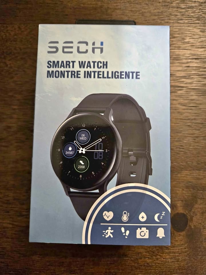 SECH Smart Watch New in Box Fitness Tracker