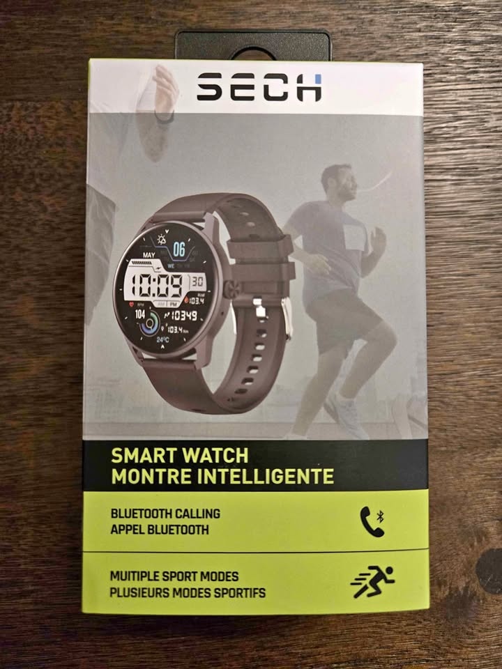 SECH Smart Watch New in Box - Bluetooth Calling