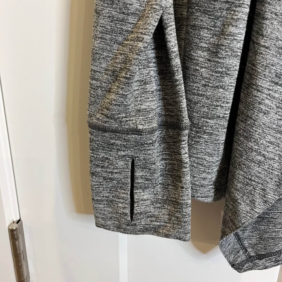 NIKE DRI-FIT Open-Front Grey Sweater - Size S - photo 5