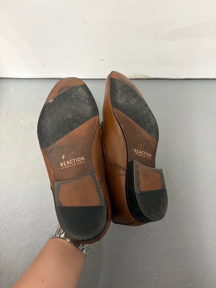 Reaction Kenneth Cole Men Leather Formal Shoes (Size 9) - photo 3