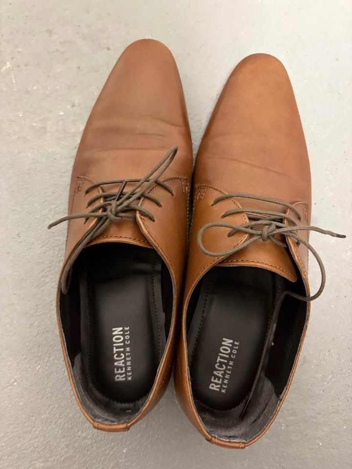 Reaction Kenneth Cole Men Leather Formal Shoes (Size 9) - photo 5