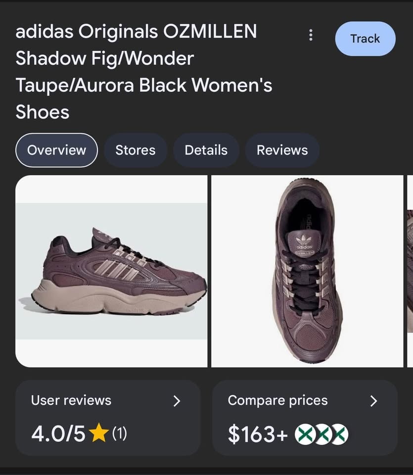 adidas Originals OZMILLEN Shadow Fig/Wonder Taupe/Aurora Black W - photo 3