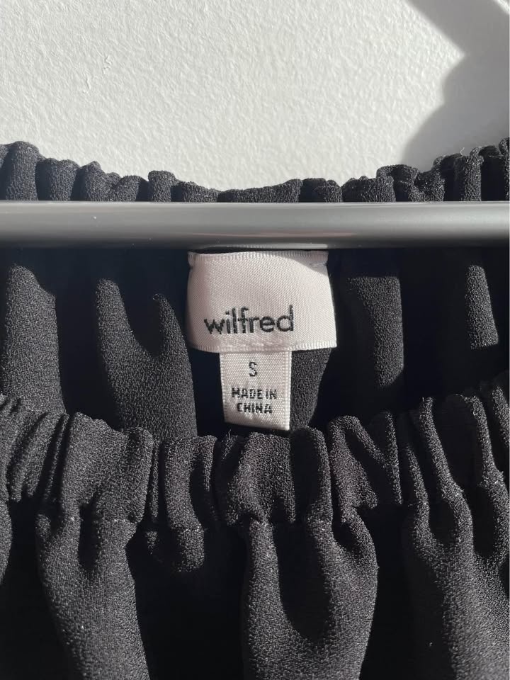 ARITZIA WILFRED Black Promener Off-The-Shoulder Blouse Size S - photo 2