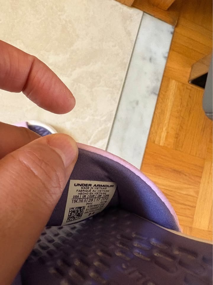 Under Armor Girls Slides Size 11 + Free New Pair - photo 3