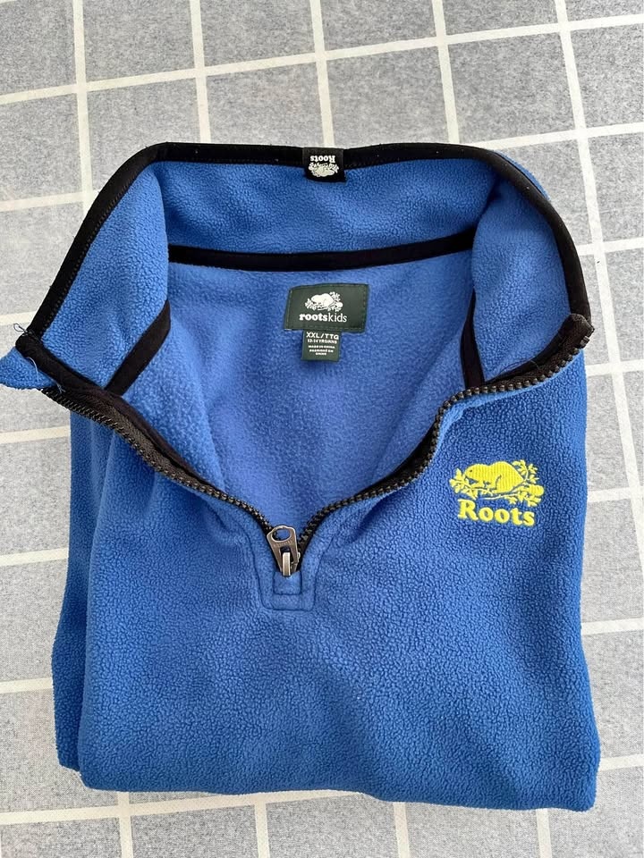 Roots Kids 1/4-Zip Pullover Sweatshirt (XXL/13-14 yrs)