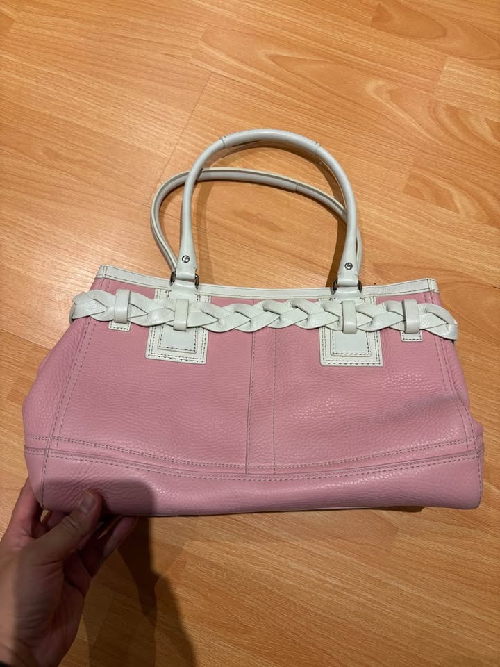 Coach Leather Tassel Tote Bag F13084 - photo 2