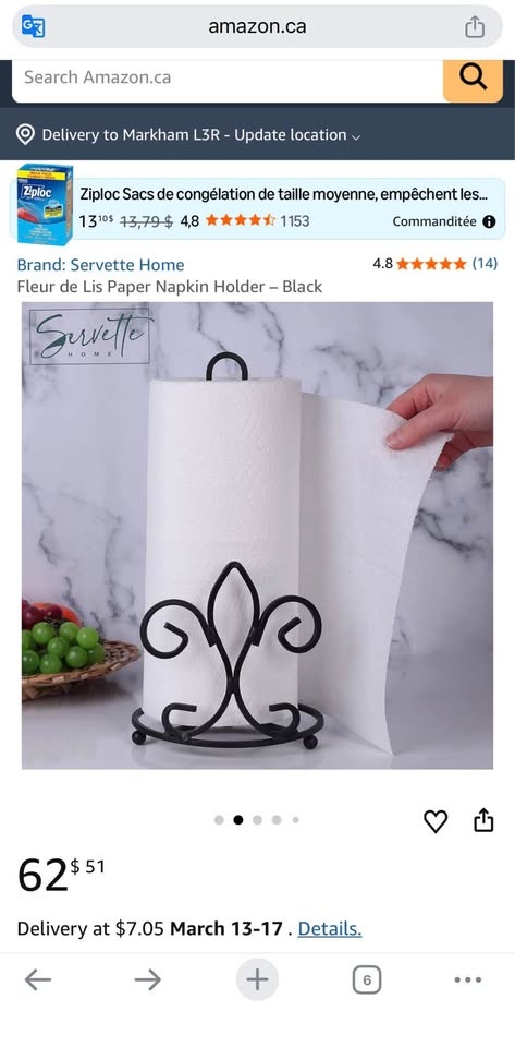 Kitchen paper towels holder - photo 4