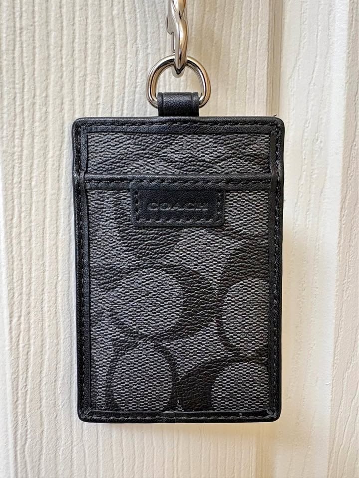 COACH ID Lanyard in Signature Canvas