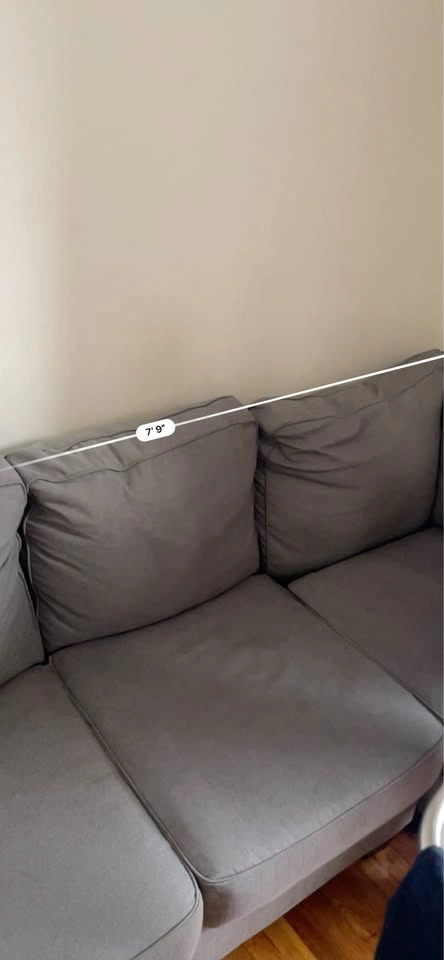 Sectional couch grey Ashley soft comfy - photo 4