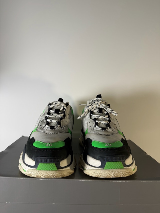 Balenciaga Triple S Sneakers - Green, Black, White - photo 3