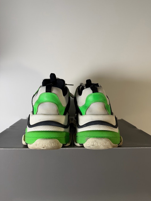 Balenciaga Triple S Sneakers - Green, Black, White - photo 4