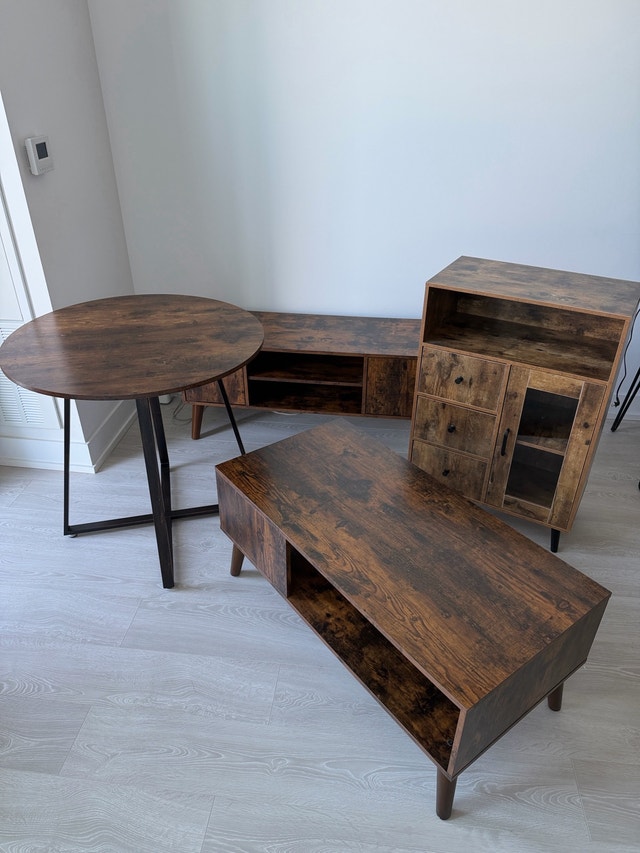 Living Room Furniture Set (4 Piece)