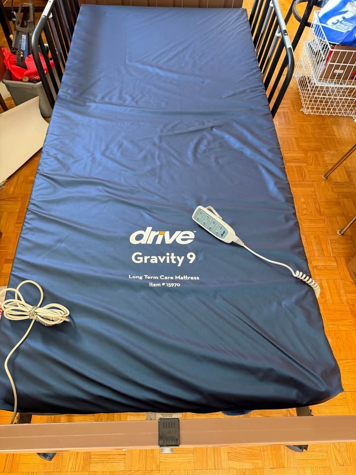 Electric Hospital Bed + Drive Gravity 9 Mattress - Like New - photo 3