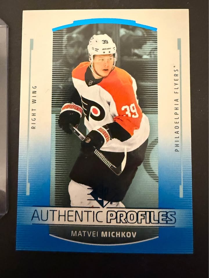 Hockey cards Autograph Eberle, Rookie Michkov, snuggerud and kin - photo 2