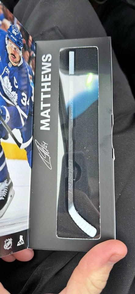 Auston Matthews McDonald's Mini Stick
