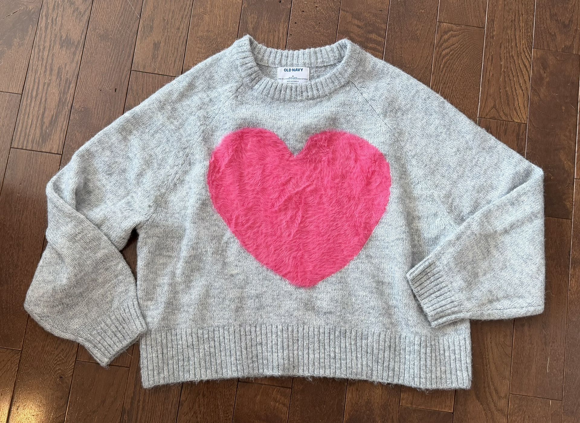 Valentine’s Day! Women’s Medium Cropped Heart Sweater from Old N - photo 2