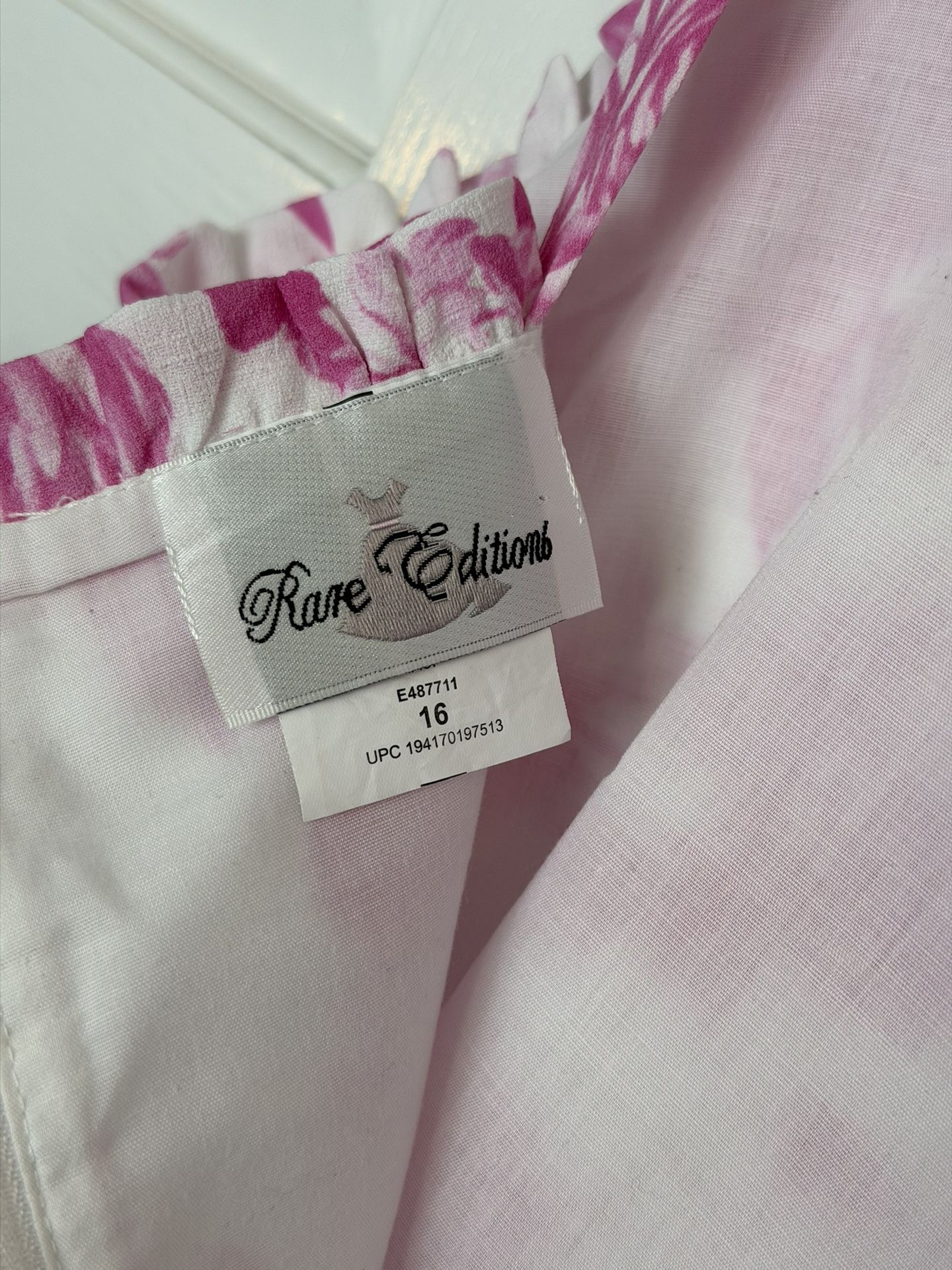 Like New Girls Rare Editions Floral Size 16 Dress $15 - photo 5