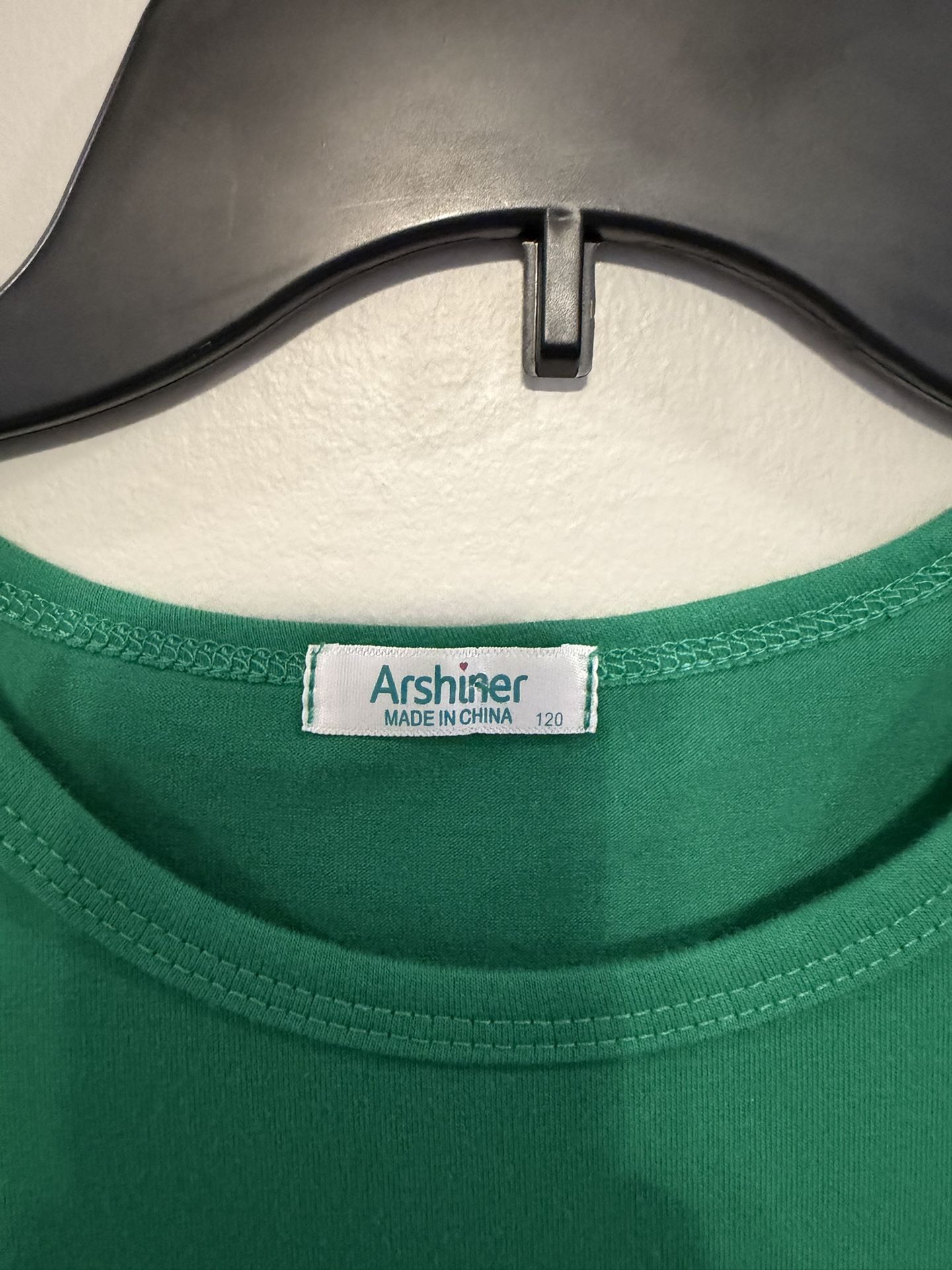 Like New Girls Size 120 Kelly Green Dress $10 - photo 2