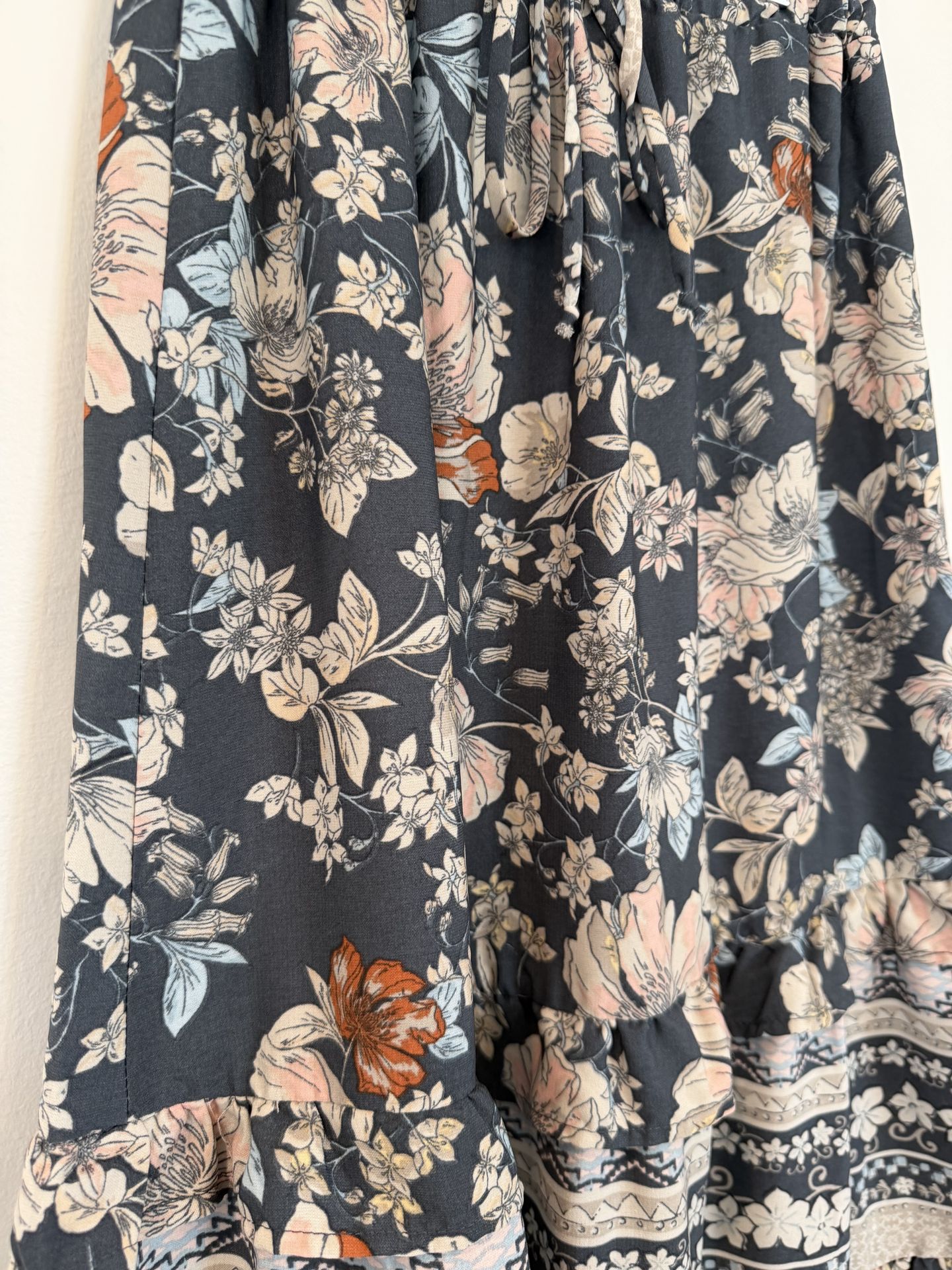 Women's Sienna Sky Boho Floral Maxi Skirt - Size S - $12