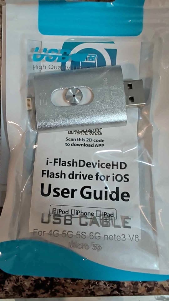 New - 1TB i-flash device HD for iOS