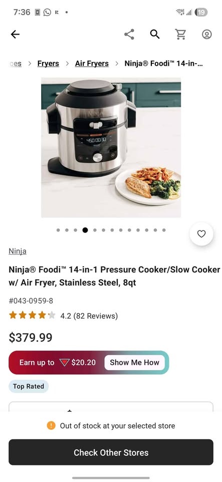 Ninja Foodi 14-in-1 Air Fryer & Pressure Cooker - photo 3