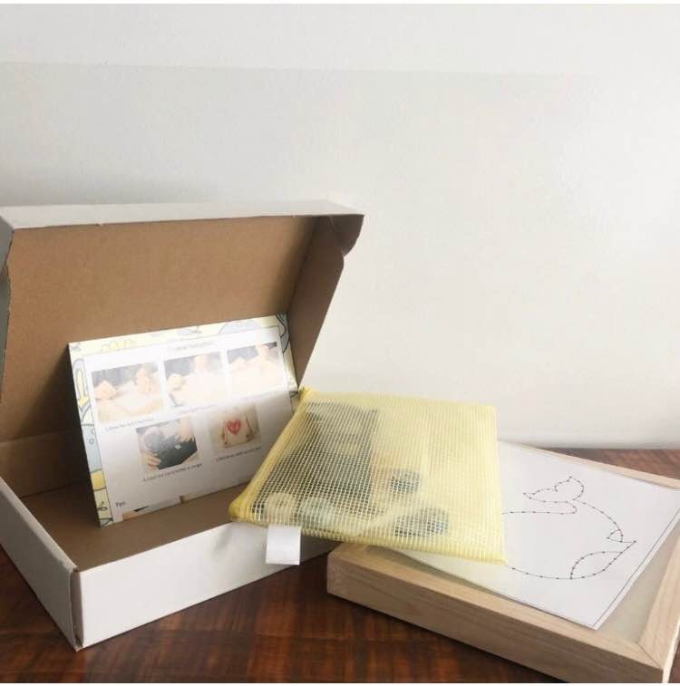RM Studio DIY Whale String Art Kit with Accessories and Frame